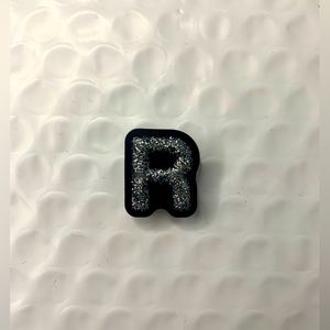Letter R Croc Charm